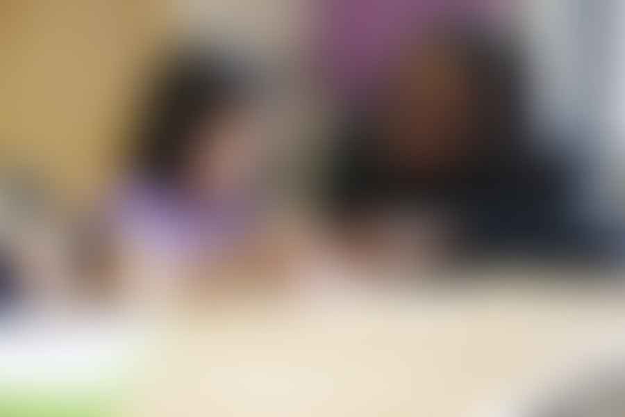 teaching assistant in classroom