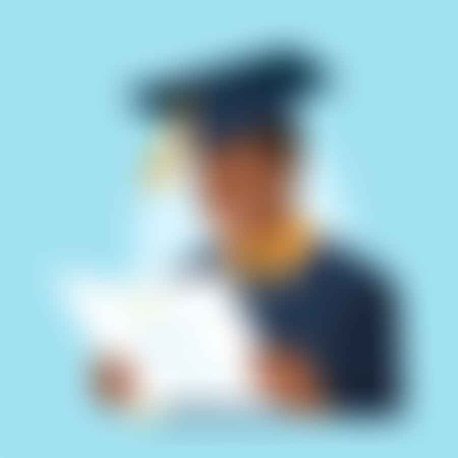 A student reading a financial aid award letter